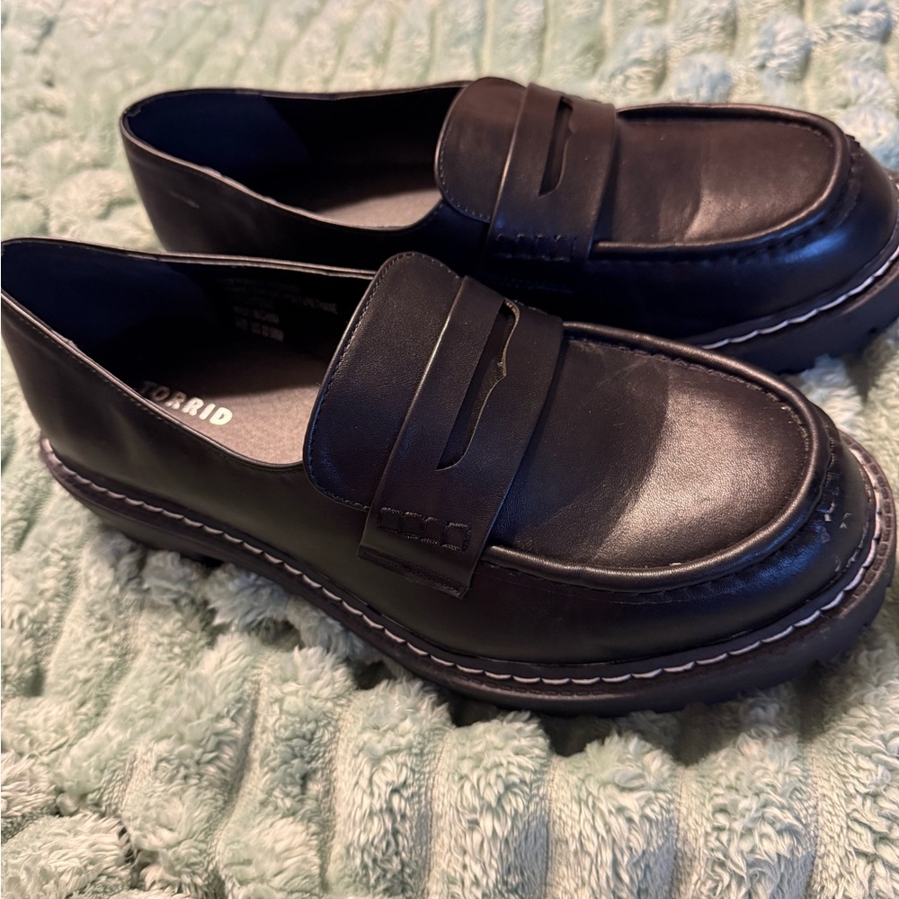 Black Loafers Torrid 10.5 W